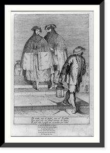 Historic Framed Print, The lantern man,  17-7/8" x 21-7/8"