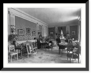 The Townsend house, home of Sumner Welles, now the Cosmos Club, 2121 Massachusetts Ave., N.W., Wash., D.C. - exterior and interior views of richly decorated and furnished residence Antique Wall Art