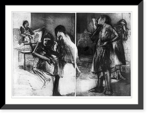 Closed ward no. 12. (diptych), Historic Print