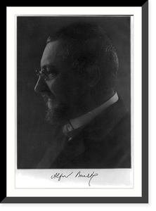 Alfred Binet, 1857-1911, bust portrait, left profile Classic, Vintage Wall Art