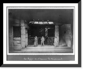 Scene from Der Bogen des Odysseus" by G. Hauptmann in Cologne theater", Antique Print