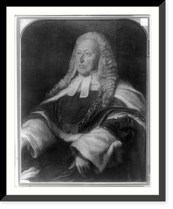 Historic Framed Print, [Sir Alexander Cockburn, half-length portrait, seated, facing left],  17-7/8" x 21-7/8"