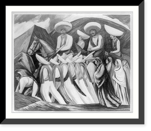 Historic Framed Print, Zapatistas"",  17-7/8" x 21-7/8"