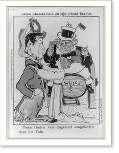 Historic Photo Print - Dutch cartoon showing Joseph Chamberlain