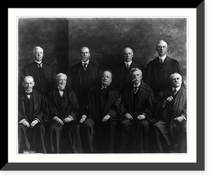 Historic Framed Print, U.S. Supreme Court in 1912,  17-7/8" x 21-7/8"