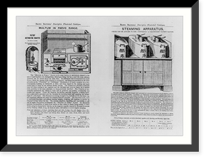 Multum in Parvo Range kitchen stove and Steaming Apparatus Classic, Vintage Wall Art
