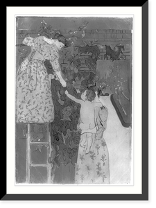 Gathering fruit.Mary Cassatt, Historic Print