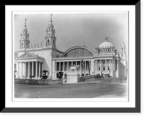 World's Columbian Expo., Chicago, 1892: Palace of Mechnical Arts, rt. front, Historic Print