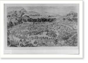 Antique Military - The victories at war of the Chinese emperor, 1736 (2)