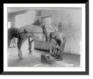 Vintage Photo Print - The village blacksmith - Vintage Wall Art Gift