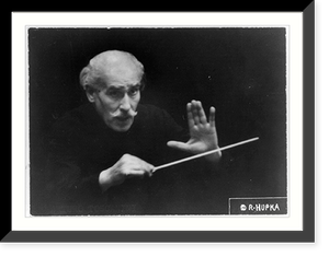 Arturo Toscanini, head-and-shoulders portrait, facing right, conducting Classic, Antique Wall Art