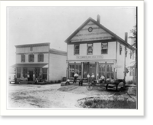 Vintage Street Scene - Va. - Cumberland - Historic Wall Art Gift