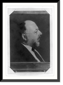 Herbert Eugene Ives, 1882-; bust, right profile, telephotograph by AT&T, Vintage Poster