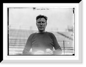 Historic Framed Print, Head Coach Sanford, Yale,  17-7/8" x 21-7/8"