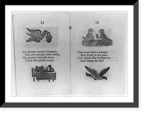 Illustrated pages from various early editions of the story of the death and funeral of Cock Robin", reproduced by the LCQJ, April 1973" - 17, Antique Poster