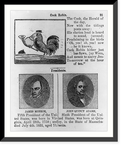 Illustrated pages from various early editions of the story of the death and funeral of Cock Robin", reproduced by the LCQJ, April 1973" - 20, Historic Reproduction