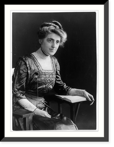 Historic Framed Print, [Sophronia P. Breckenridge, half-length portrait, seated, facing right],  17-7/8" x 21-7/8"