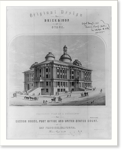 Historic Architecture - San Francisco - Proposed plan of a building
