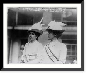 Antique Photo Print - Marchers in Suffrage parade, 1912