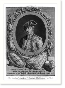 Vintage Americana Print - Boston - Israel Putnam E'qer, 1775