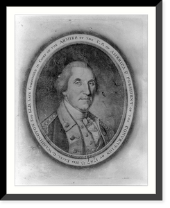 His Excel: G: Washington Esq: L.L.D. Late commander in chief of the armies of the U.S. of America & president of the Convention of 1787.painted & engrav'd by C.W. Peale, Vintage Wall Art