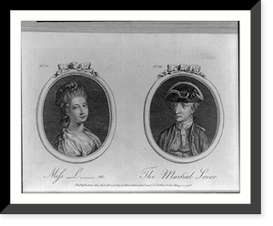 Miss L. n and the martial lover, Antique Wall Art