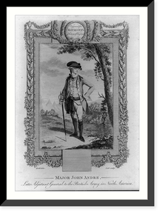 Major John Andre, late Adjutant General of the British army in North America.Dodd delin. ; Cook sculp, Historic Print