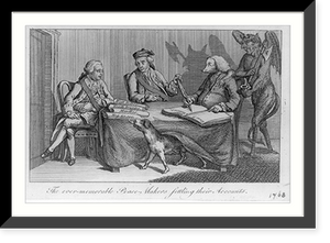The ever-memorable peace-makers settling their accounts, Antique Print