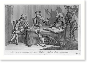 Vintage Photo Print - The ever-memorable peace-makers settling