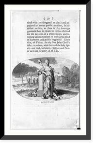 Historic Framed Print, [Liberty triumphs over Tyranny].Isaac Taylor del et sculp.,  17-7/8" x 21-7/8"