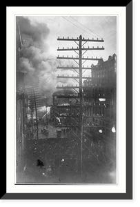 Antique Photo Print - Baltimore - Md. - Fire of: Hurst Bldg, 1904
