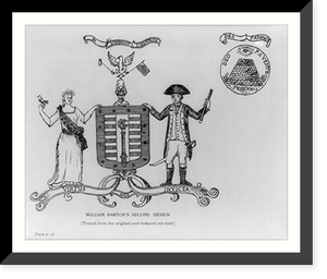 Designs for the Seal of the United States: William Barton's 2nd design, Antique Poster
