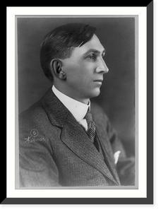 Charles Wakefield Cadman, head-and-shoulders portrait, right profile, Antique Print