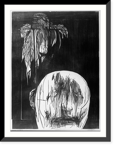 Tormented man, Antique Poster