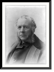 Historic Framed Print, [E.J. Phelps, bust portrait, facing left],  17-7/8" x 21-7/8"