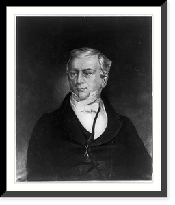 Andrew Stevenson, head-and-shoulders portrait, facing left, Antique Wall Art