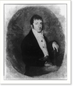 Historic Portrait - Robert Johnson, half-length portrait, seated