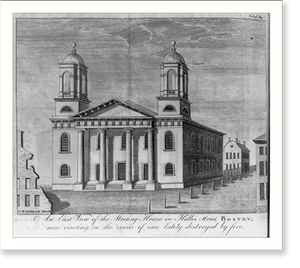 Antique Architecture - Boston - An east view of the meeting house