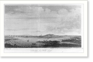 Vintage Photo Print - Boston - from Willis Creek.Wm. Pierre delin