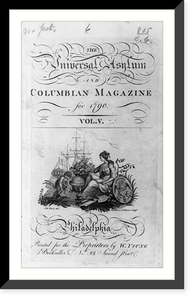 Title page ornament.C.W. Peale delt. ; Thackara & Vallance sculpt, Antique Wall Art