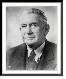 Alben William Barkley, 1877-1956, bust portrait, facing left, Historic Reproduction