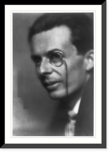 Antique Portrait - Aldous Huxley, bust, facing left