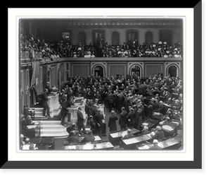 D.C. - Wash. - Congress - H.R.; opening session 59th C: swearing in of Kansas & Kentucky delegation, Vintage Print