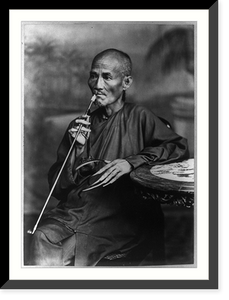 Historic Framed Print, An old Chinaman,  17-7/8" x 21-7/8"