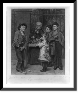 Left his money on the piano Classic, Antique Print