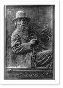 Antique Portrait - Walt Whitman, half-length portrait, seated, 1819