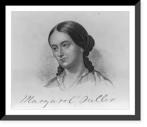 Vintage Americana Print - Margaret Fuller - Framed Wall Art Gift Idea