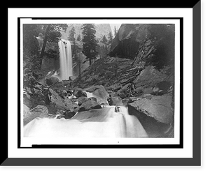 Historic Framed Print, [Vernal Fall, Yosemite National Park, Calif.],  17-7/8" x 21-7/8"