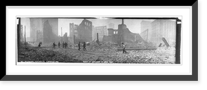 Calif. - San Francisco - Earthquake & fire, 1906 Ruins on Kearney St. near Post", Vintage Print