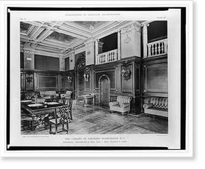 Vintage Building Photo - Washington, DC - The Library of Congress (7)